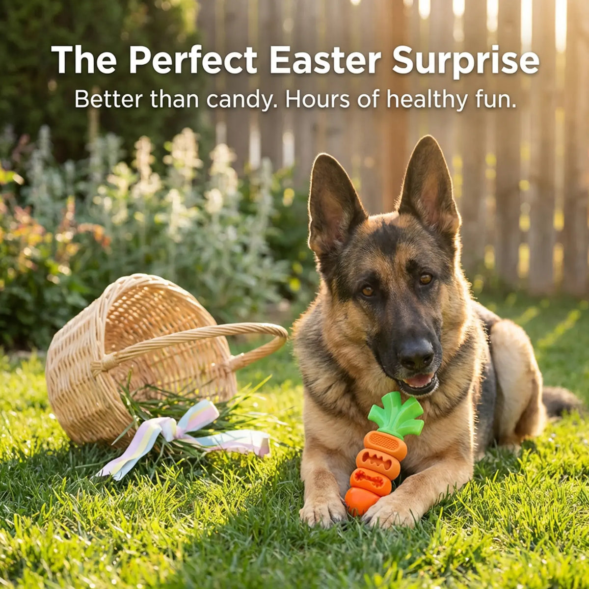 Apasiri Durable Carrot Leaf Design Dog Toys for Aggressive Chewers, Promoting Dental Health and Cognitive Engagement