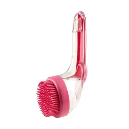 2026 2-in-1 Pet Bath and Grooming Deshedding Brush with Integrated Soap Dispenser, 8in x 3in x 4in, Gentle Massage Tool for Dogs and Cats, Enhances Hair Care and Bathing Experience, Promotes Blood Circulation