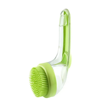2026 2-in-1 Pet Bath and Grooming Deshedding Brush with Integrated Soap Dispenser, 8in x 3in x 4in, Gentle Massage Tool for Dogs and Cats, Enhances Hair Care and Bathing Experience, Promotes Blood Circulation