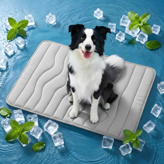 Vagascape Eco-Friendly Cooling Pet Mat for Large Dogs - Portable, Washable, and Durable Dog Bed for Camping and Outdoor Use
