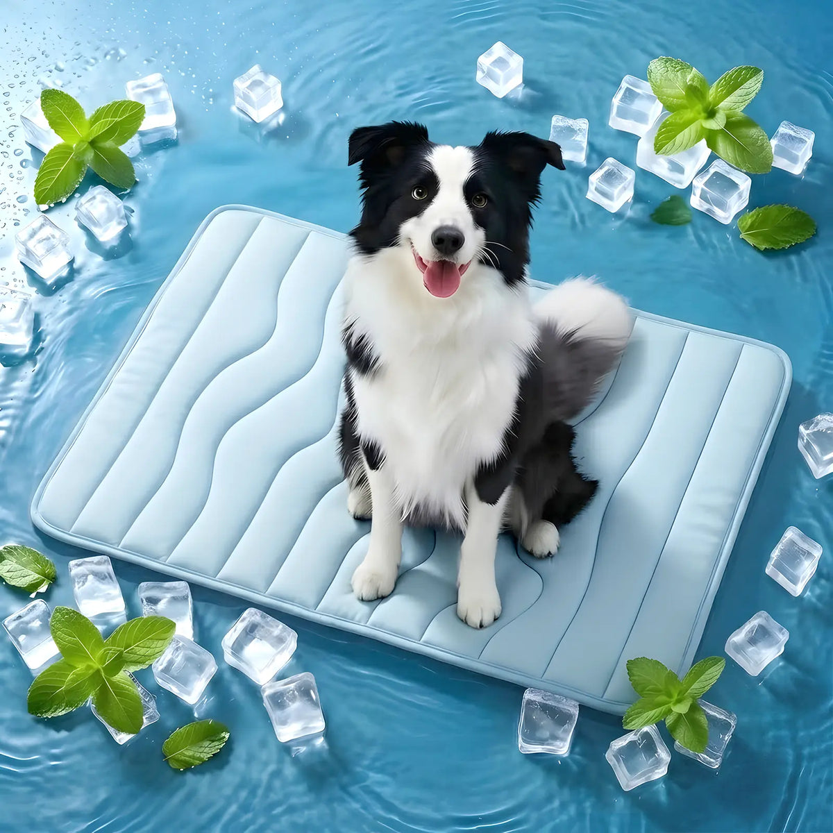 Vagascape Eco-Friendly Cooling Pet Mat for Large Dogs - Portable, Washable, and Durable Dog Bed for Camping and Outdoor Use