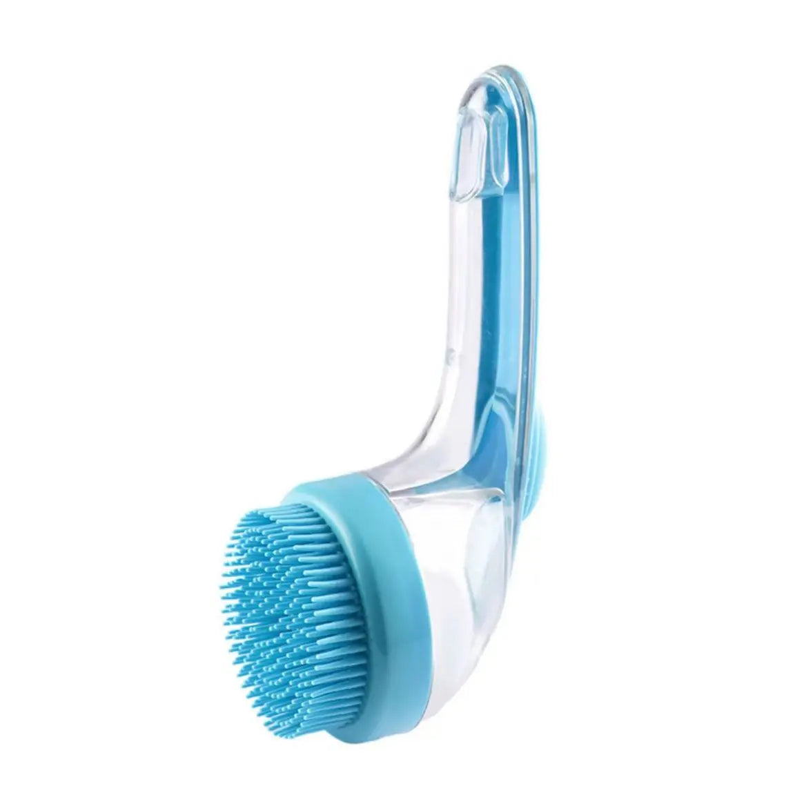 2026 2-in-1 Pet Bath and Grooming Deshedding Brush with Integrated Soap Dispenser, 8in x 3in x 4in, Gentle Massage Tool for Dogs and Cats, Enhances Hair Care and Bathing Experience, Promotes Blood Circulation