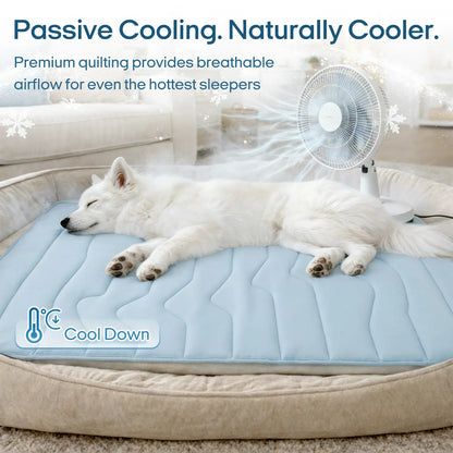 Vagascape Eco-Friendly Cooling Pet Mat for Large Dogs - Portable, Washable, and Durable Dog Bed for Camping and Outdoor Use