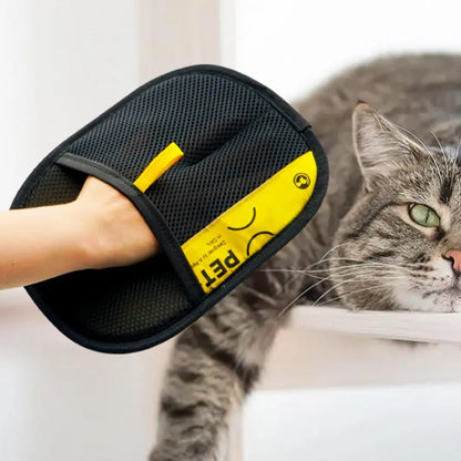 Pet Hair Removal Glove, Anti-Static Grooming Mitt for Dogs & Cats, Pet Hair Cleaning Tool and Grooming Supply