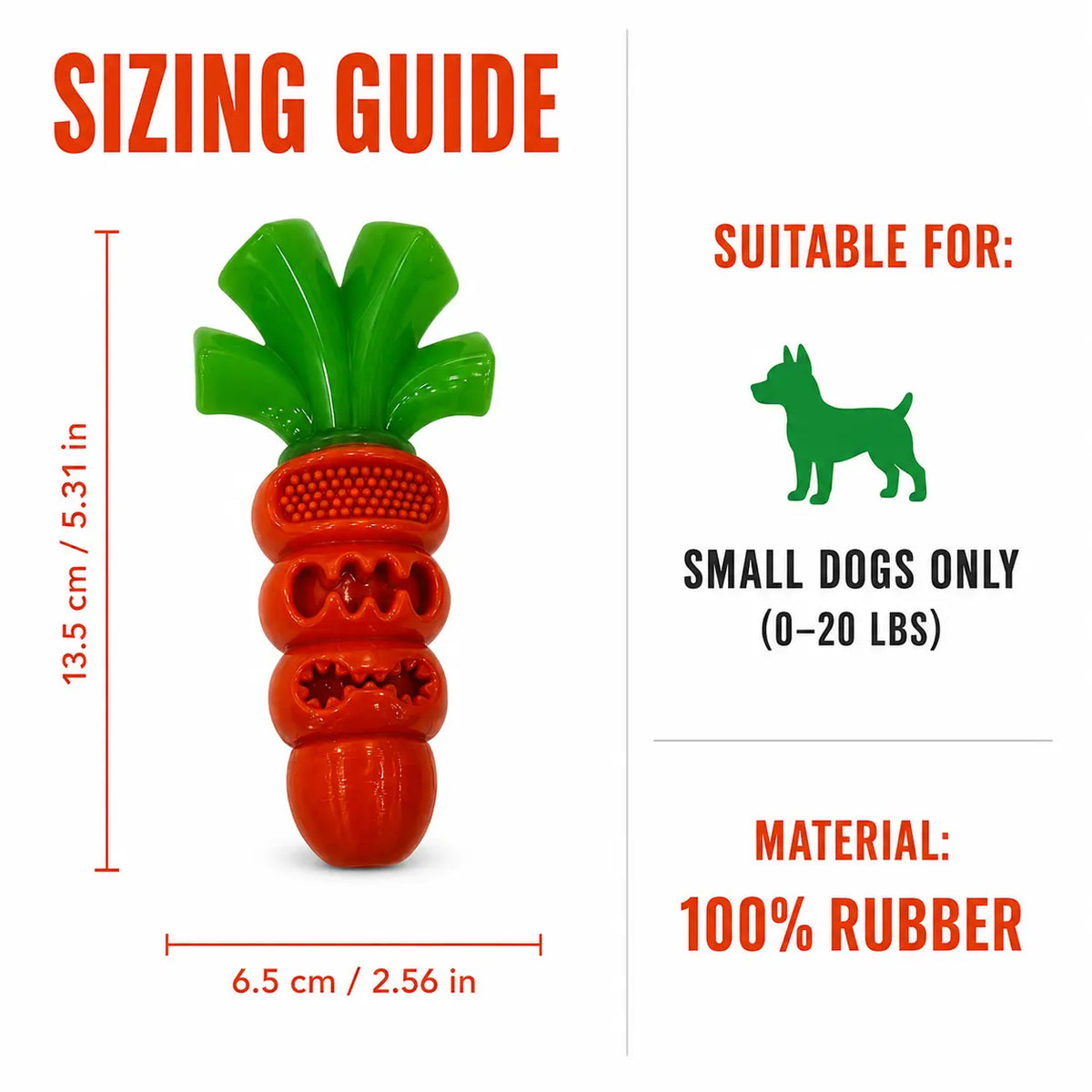 Apasiri Durable Carrot Leaf Design Dog Toys for Aggressive Chewers, Promoting Dental Health and Cognitive Engagement